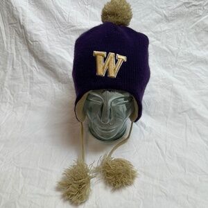 University of Washington UW Beanie with Strings